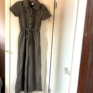 Zara short sleeve jumpsuit